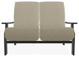 St. Catherine Deep Seat Outdoor Loveseat, Indigo/Graphite