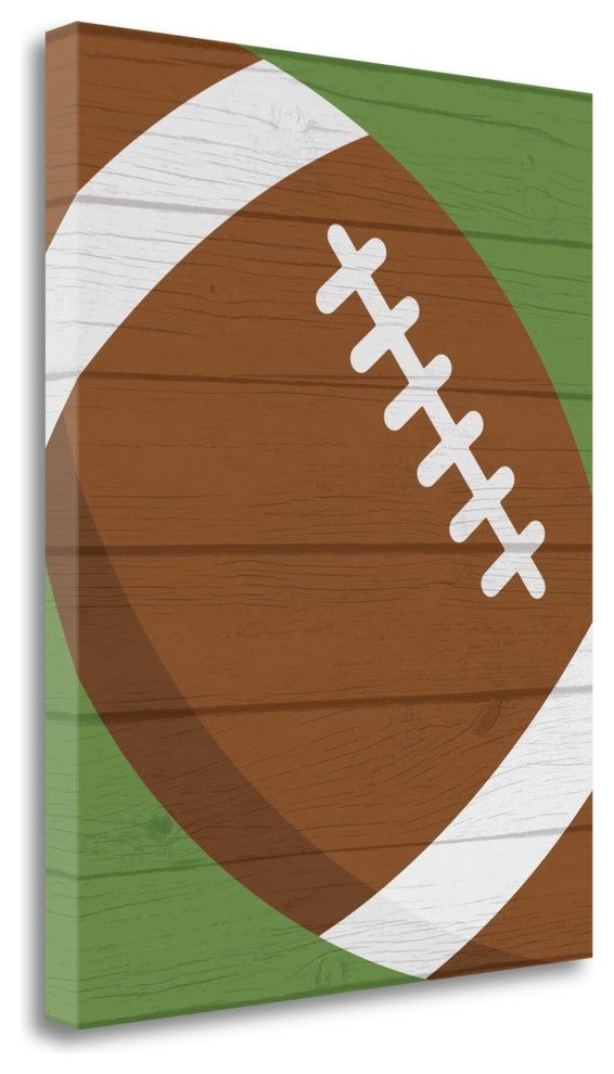 "Football II" By Tamara Robinson, Giclee Print on Gallery Wrap Canvas