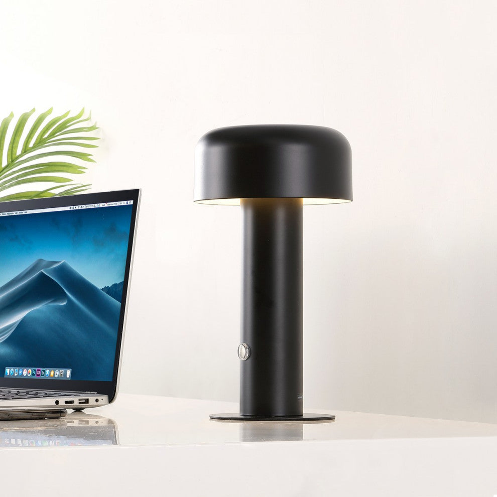 Safavieh Mayella Rechargeable LED Table Lamp Black