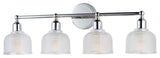 Maxim 11324 Hollow 4 Light 31"W Bathroom Vanity Light - Polished Chrome