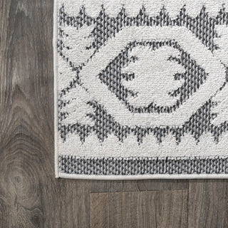 Citta High-Low Pile Mediterranean Tile Indoor/Outdoor Runner Rug
