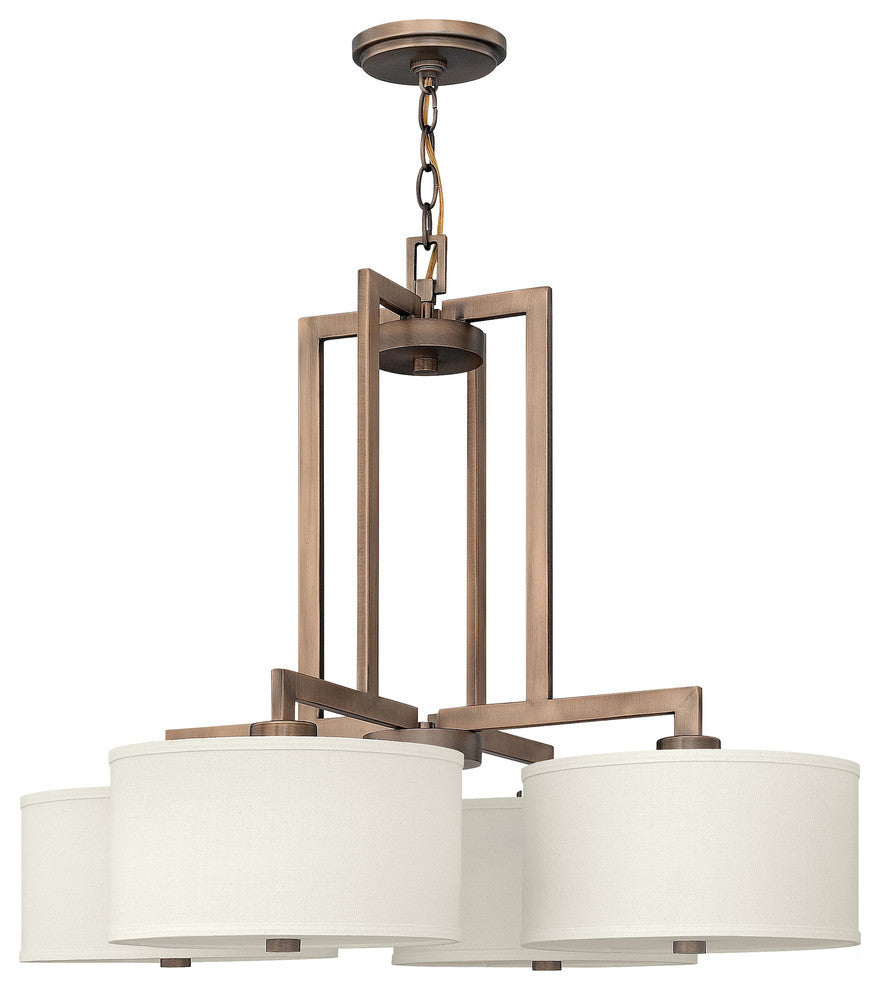 Hinkley Hampton Foyer Medium Single Tier, Brushed Bronze