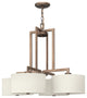 Hinkley Hampton Foyer Medium Single Tier, Brushed Bronze