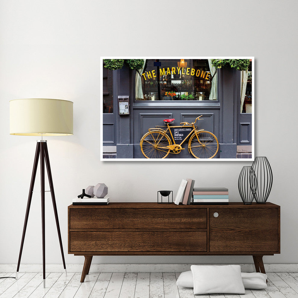 "Marylebone Bike" Digital Paper Print by Keri Bevan, 62"x42"