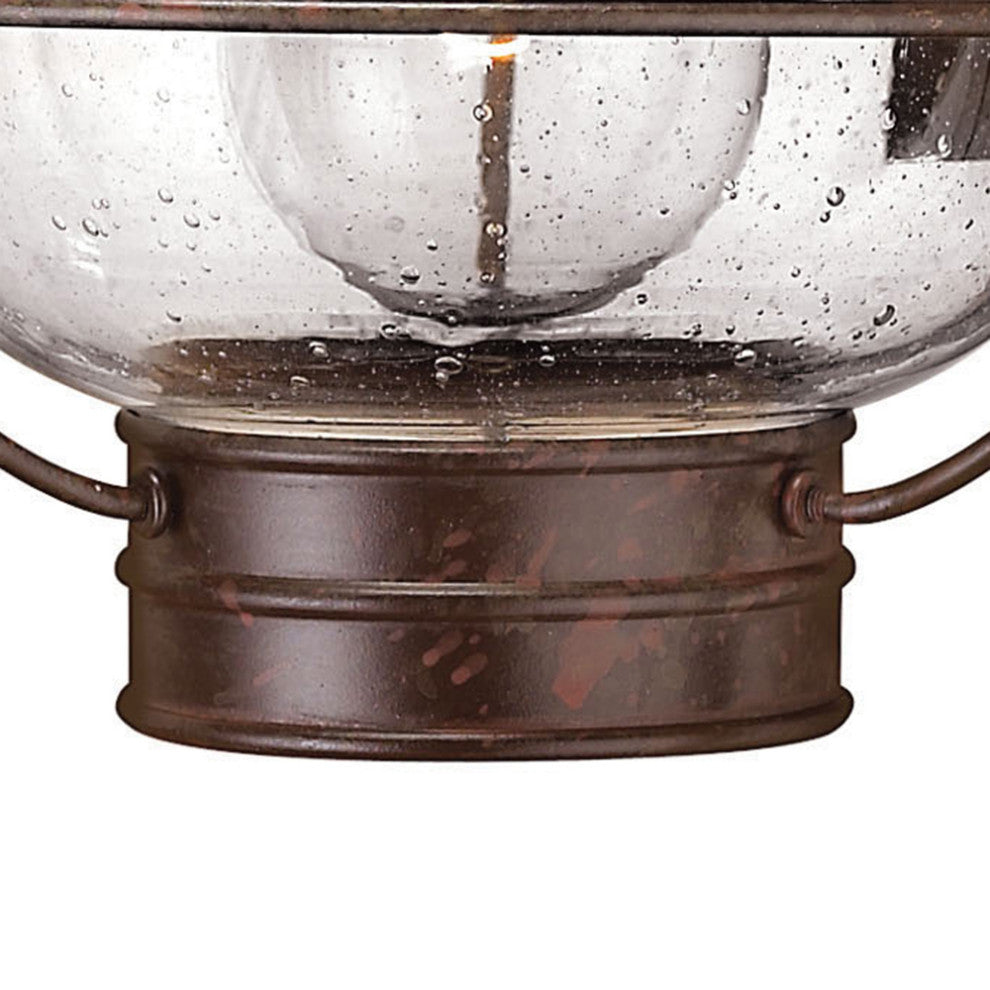 Hinkley Cape Cod 14" Extra Small Outdoor Wall Mount Onion Lantern, Sienna Bronze