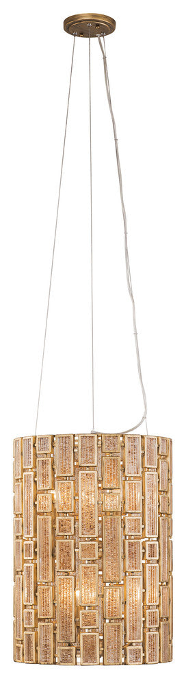 Varaluz-255F06HG-Six Light Foyer Pendant Havana Gold