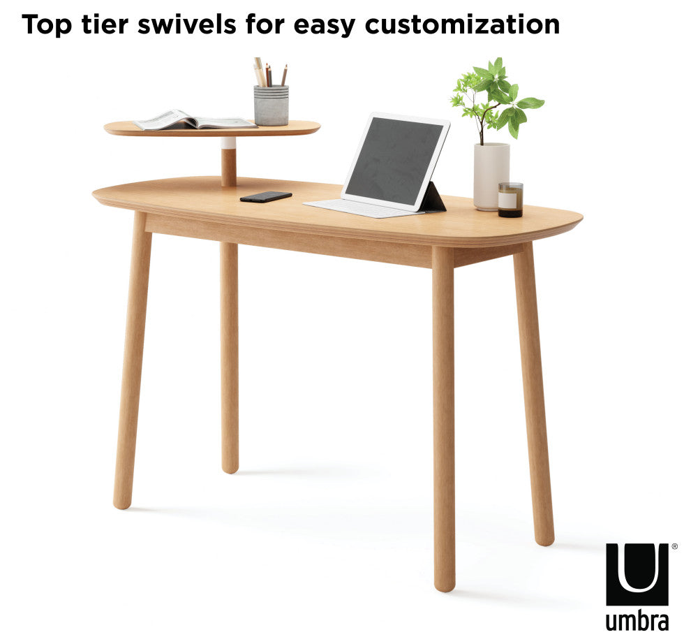 Umbra Swivo Desk Natural