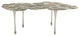 Bernhardt Annabella Cocktail Table, Satin Nickel
