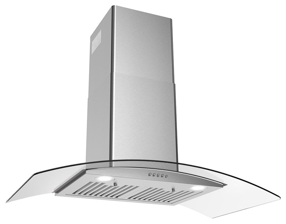Streamline 36" Gasperi Convertible Wall Mount Range Hood, Stainless Steel