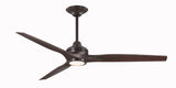 Fanimation Spitfire 72" Fan/LED Light, Dark Bronze, Dark Bronze/Dark Walnut Wood Blades
