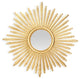 Sunburst Mirror, Antique Gold