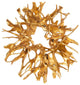 Cast Root Wall Decor, Gold Leaf