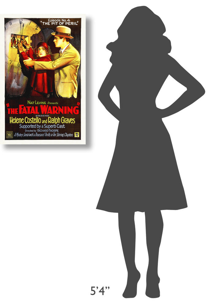 "The Fatal Warning 2" Stretched Canvas Giclee by Hollywood Photo Archive, 20x30"
