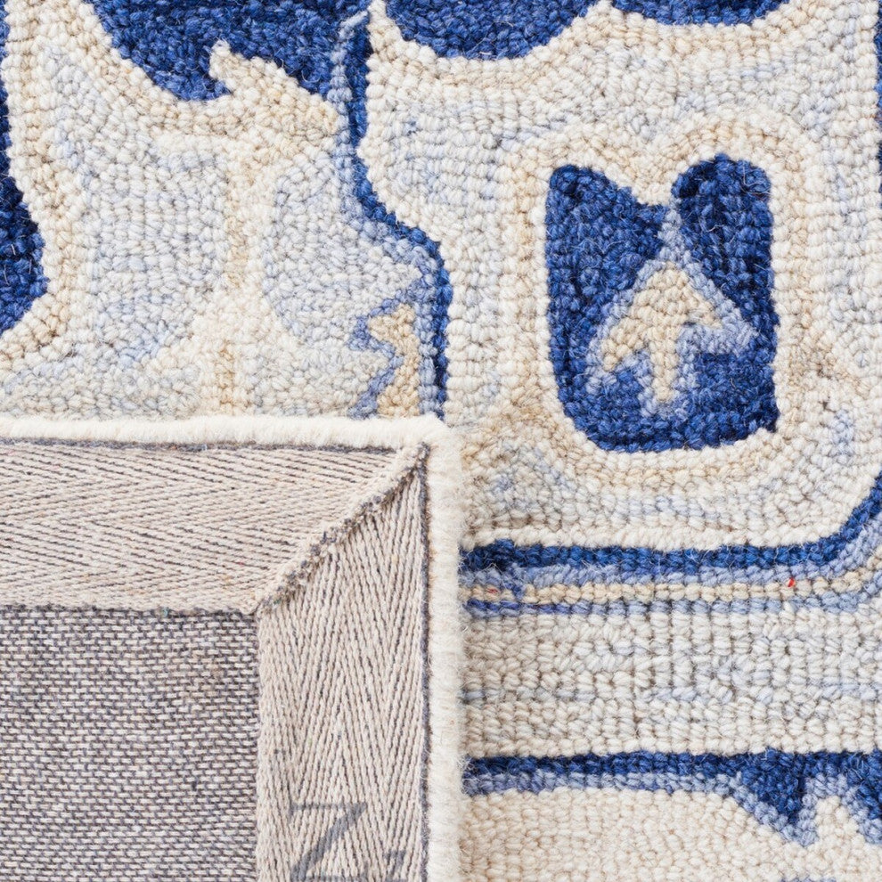 Safavieh Lauren Ralph Lauren Collection LRL6652 Rug, Ivory/Navy, 2'x5'