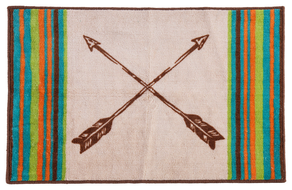 Rug With Arrow Design, 24"x36"