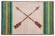 Rug With Arrow Design, 24"x36"