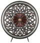 Luna Traditional decorative Charger, Glossy Brown, Pack of 2