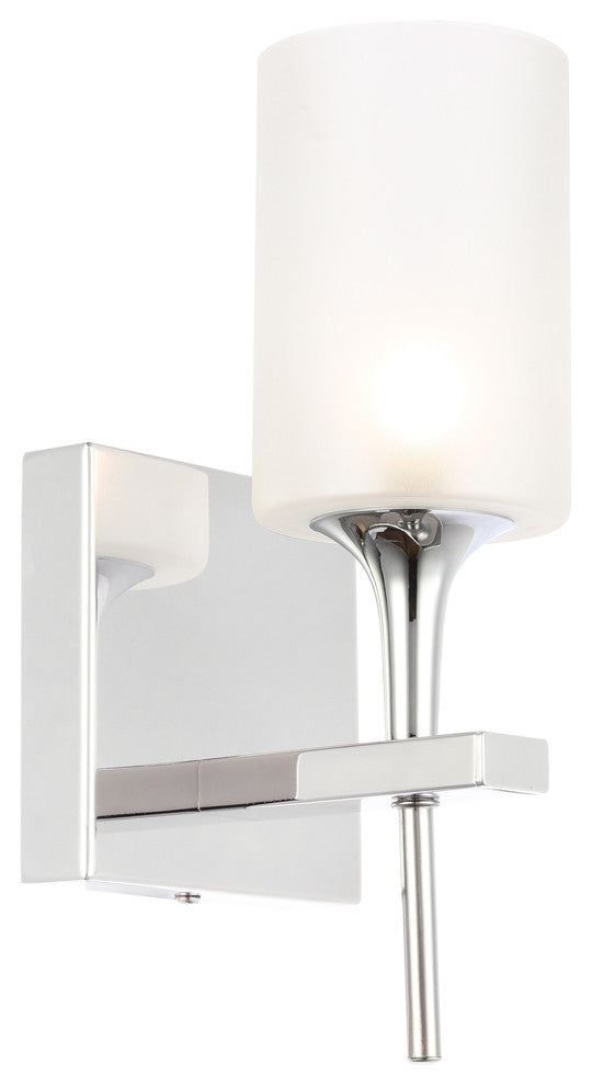 Chelsea 1-Light Bath/Wall , Sand Blasted Cylinder Glass, Halogen G9