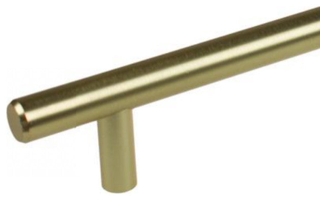 Bar Pull Gold Champagne / Brushed Bronze Solid Stainless Steel, 18" X 22"
