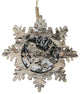 6" Luxury Pre-Lit Snowflake With Bird Christmas Ornament