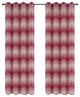 Jacquard Metro Drapery Curtain Panels, Fuchsia, 50"x96", Set of 2