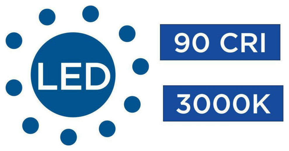 Bisbee Collection 55" 3-Blade Global Ceiling Fan, Brushed Nickel