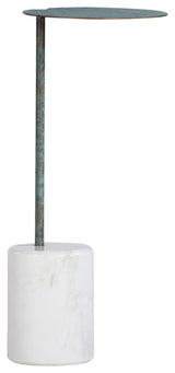 Lily Green Patina Drink Table, Small
