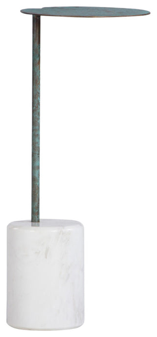 Lily Green Patina Drink Table, Small