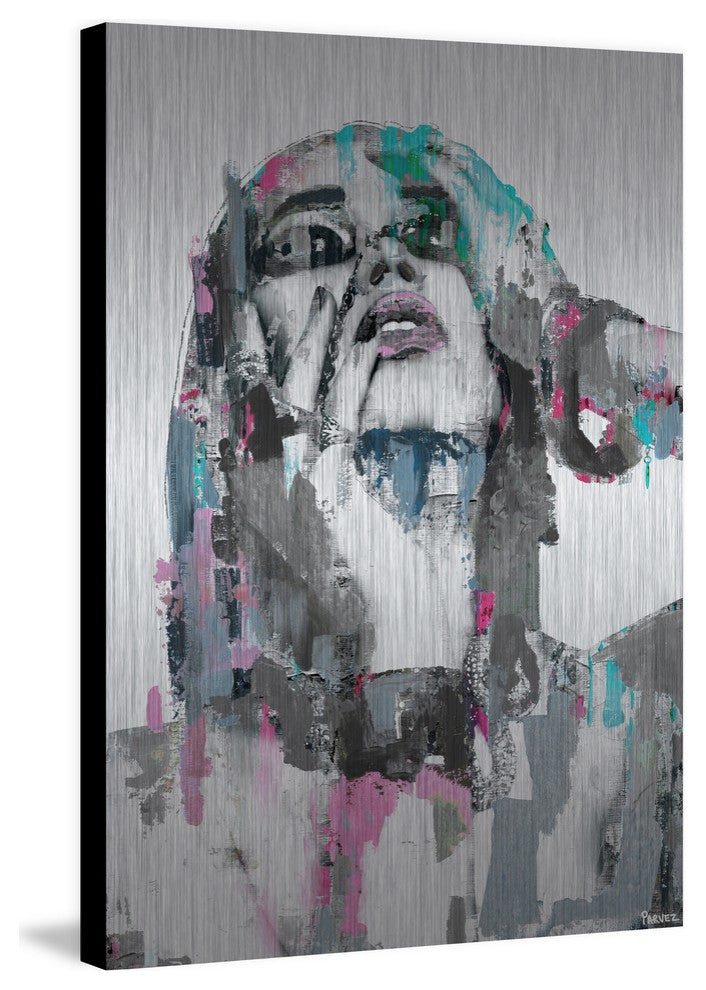 "Bewildered Beauty" Painting Print on Brushed Aluminum, 40"x60"