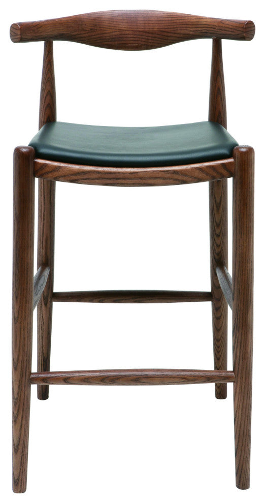 Maja Counter Stool, Walnut/Black