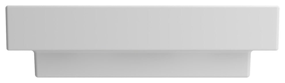 BOCCHI 1077-002-0126 Scala Arch 23.75 Wall-Mounted Fireclay Sink In Matte White