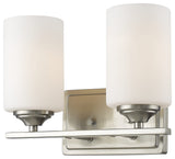 2 Light Vanity Light Brushed Nickel