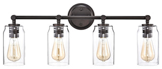 CHLOE Lighting Joyce Contemporary 4-Light Bath Vanity Fixture, Rubbed Bronze