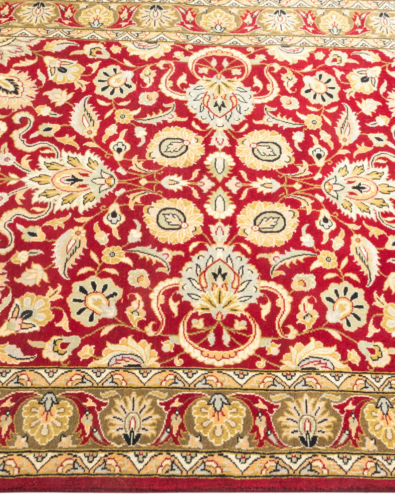 Mogul, One-of-a-Kind Hand-Knotted Area Rug Red, 3' 1" x 5' 1"