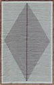 Elyza Handwoven Contemporary Rug, Green/Gray, Rectangular 5'x7'6