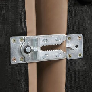 Cube Upholstered Modular Sofa, Tan, 4-Piece: 4 Armless Chair, Vegan Leather