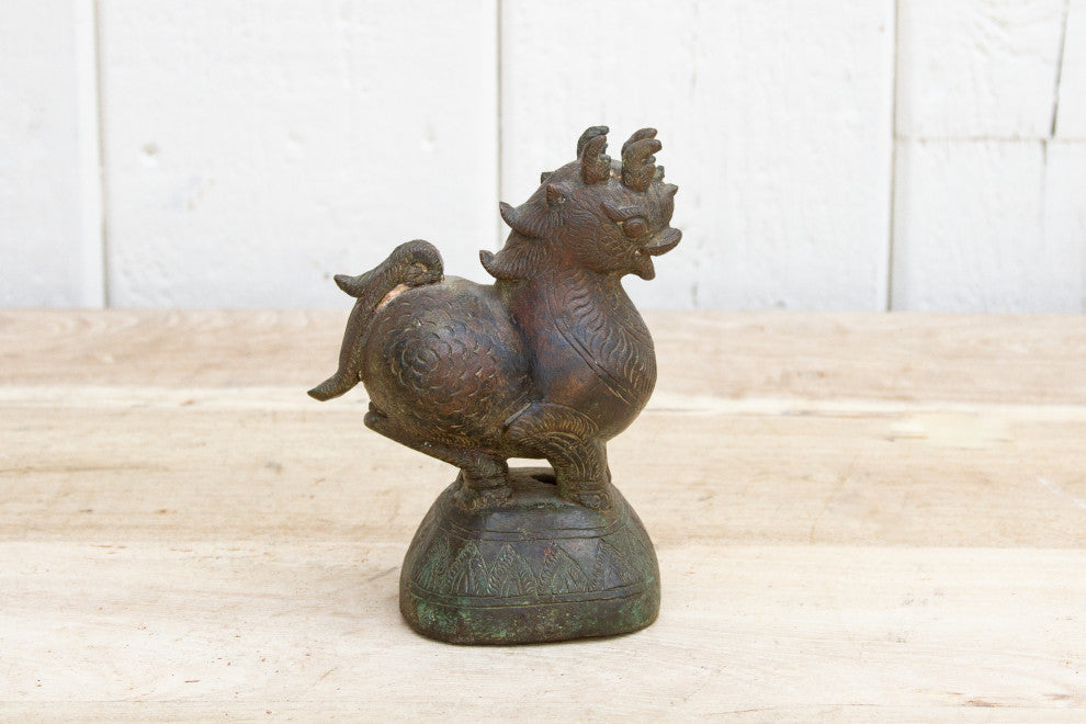 Large 19th Century Chinese Bronze Opium Weight