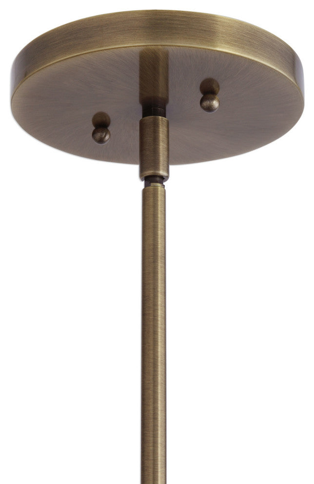 Uttermost 22127 Calix 1 Light 15-3/4"W Pendant - Aged Brass