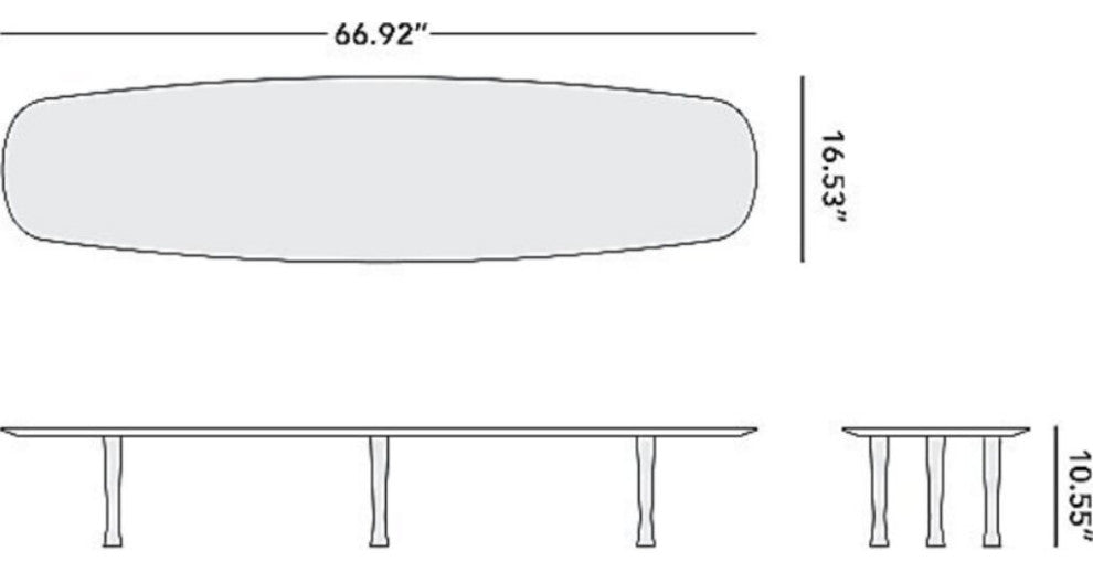 Nomon Mesa Unica Long Coffee Table