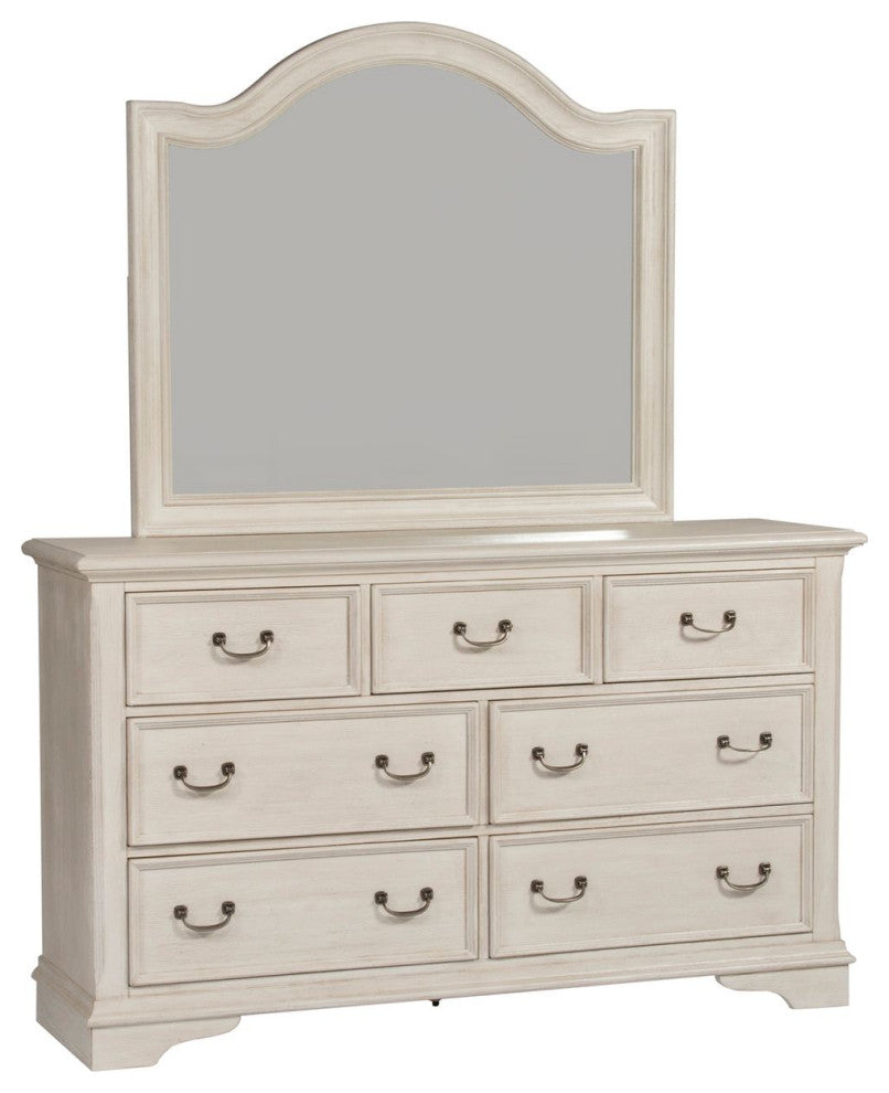 Bayside 7 Drawer, Dresser and Mirror
