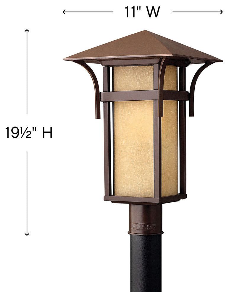 Hinkley Harbor Medium Post Top Or Pier Mount Lantern, Anchor Bronze