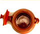 Ancient Cookware, Traditional Mexican Clay Bean Olla Pot, Terracotta, 3 Quarts