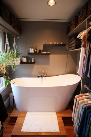 Rustic, Floating Shelf, 2" Thick x 6" Deep, Mountable, Mocha, 24"