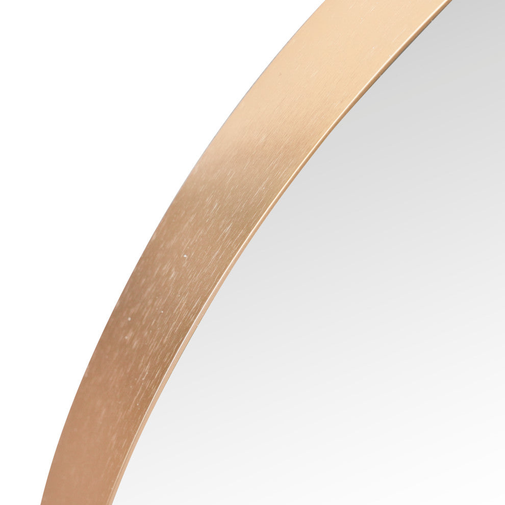 Elodie Medium Arched Metal Framed Wall Mounted Mirror