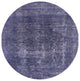 Ahgly Company Indoor Round Mid-Century Modern Area Rugs, 4' Round