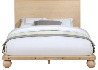 Kent Solid Ash Wood Bed, Natural, King