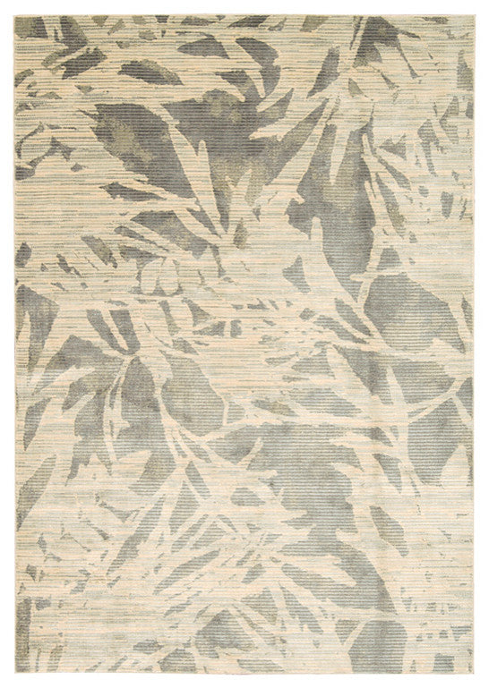Calvin Klein Home Maya Borneo Zinc Area Rug By Nourison, 3'5"x5'5"