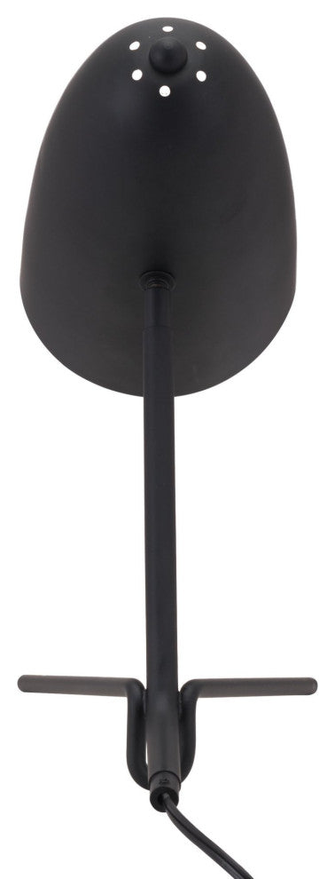 Table Lamp, Steel Metal, Black, Kitchen Lounge Cafe Bistro Lobby Hospitality