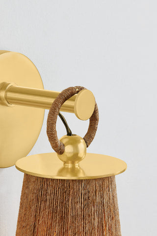 Mandy Cheng x Mitzi Lauz Wall Sconce Aged Brass