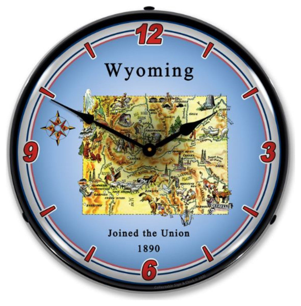 20041132 State of Wyoming Clock